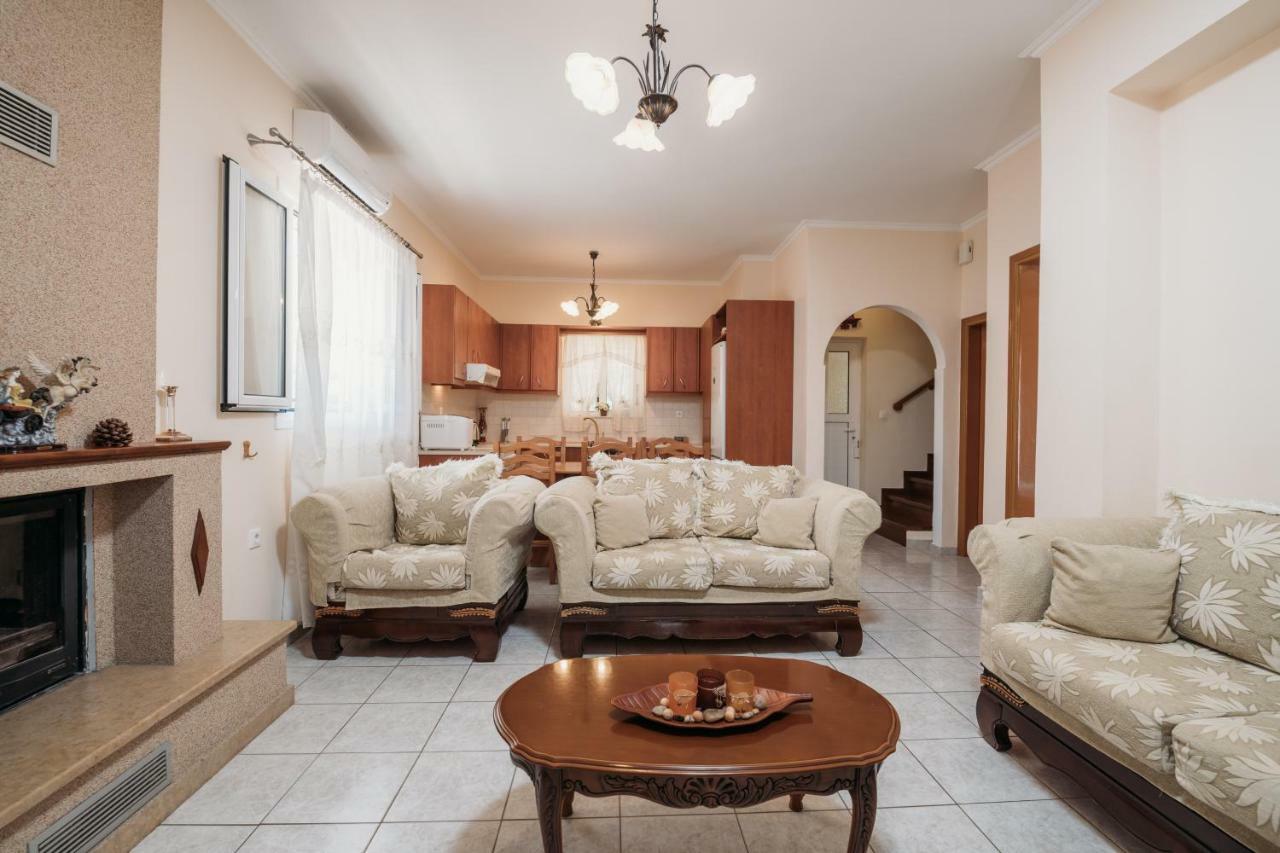 Villa Rosa 3 Bedroom With Sea View Tragaki Luaran gambar